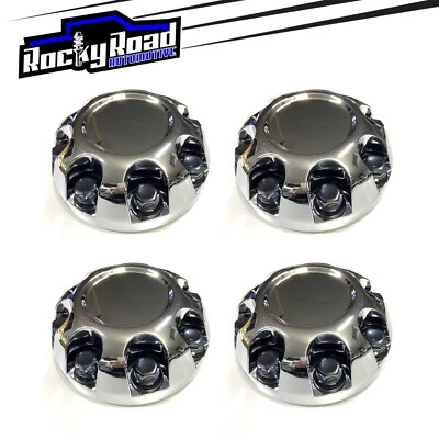 Tapacubos centrales de rueda cromados (4) para Silverado Sierra 2500HD 3500HD 2007-2010 Foto 1 de 4