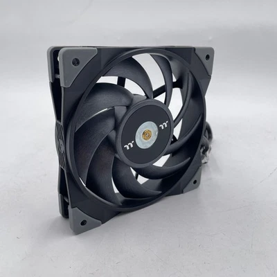 Ventilador negro sin escobillas Thermaltake Toughfan 120 mm DC 12V 0,70A TT-1225 A1225S12S Foto 1 de 3