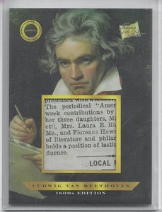 2024 The Bar Pieces of Past 1800s Edition Reliquias Ludwig Van Beethoven #113 EK2 - Imagen 1 de 2