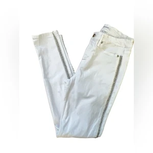 Good American Skinny Jean White Size 2/26 Good Legs Side Chain GLCSC403T - Picture 1 of 12