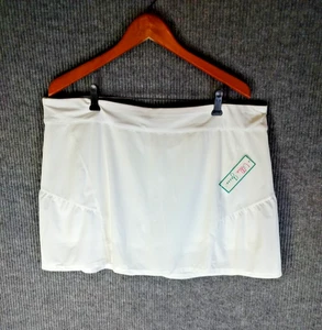 NEU Lillie Green Sport Länge Skort Damen Gr. XL weiß Überziehtaschen - Bild 1 von 14