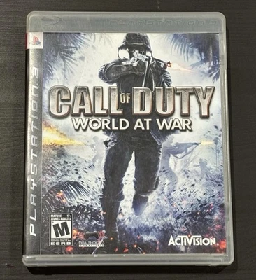 Call of Duty World at War (Sony PlayStation 3 PS3) Complete CIB - Image 1 of 3