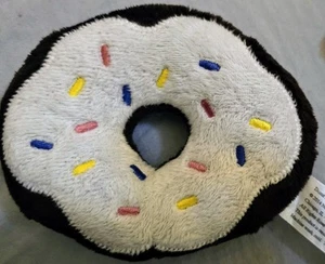 North American Bear Co Frosted Sprinkle Donut Rattle Plush Baby Toy HTF Collect - Picture 1 of 4