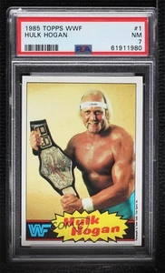 1985 Topps WWF Hulk Hogan #1 PSA 7 - Picture 1 of 3