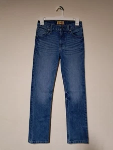Wrangler 20X Denim Straight Leg Jeans Kids Boys Size 12 Regular Adjustable Waist - Picture 1 of 9