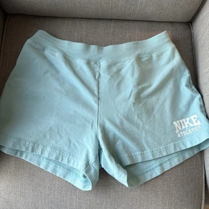 Nike Damenshorts aquablau mittelhoch Baumwollmischung - Größe XL - Bild 1 von 5