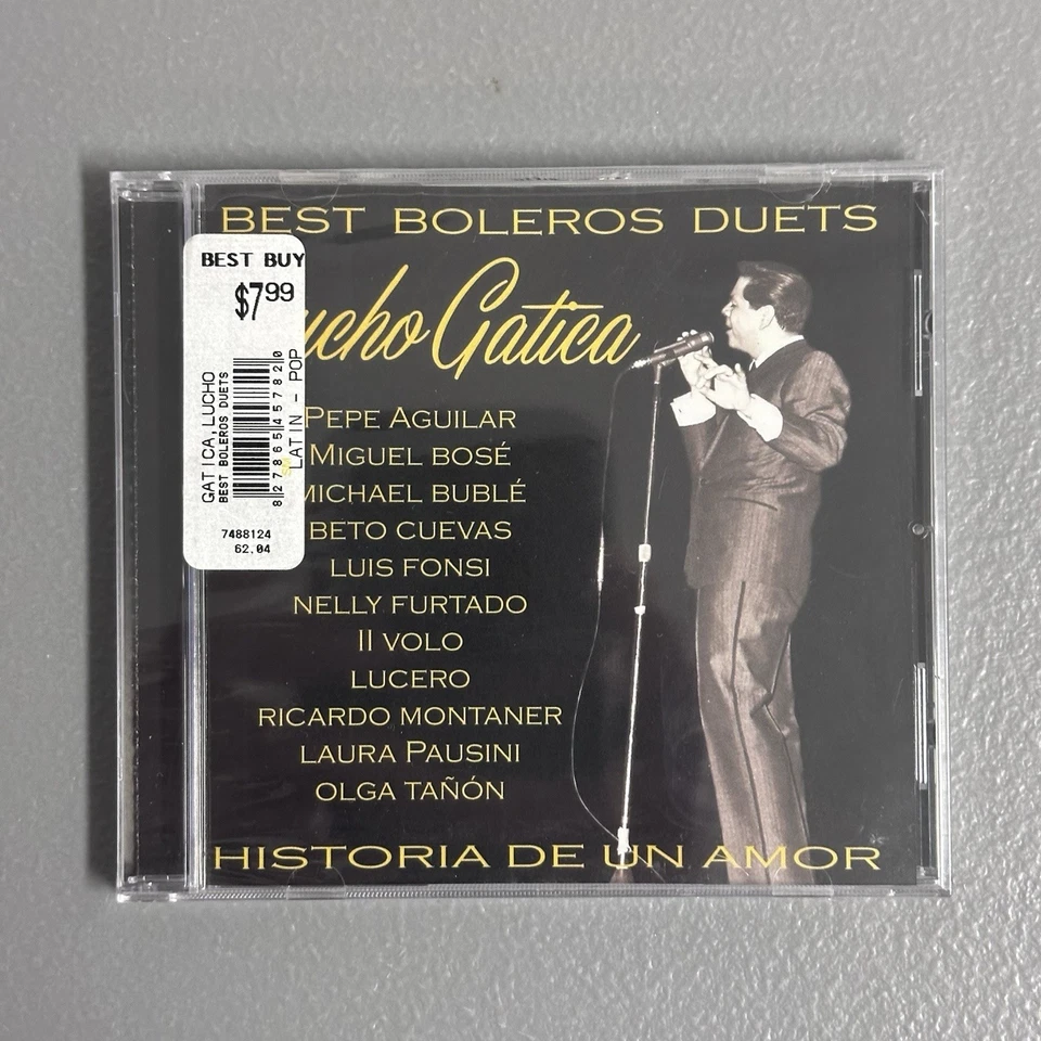 LUCHO GATICA BEST BOLEROS DUETS: HISTORIA DE UN AMOR Cd New Sealed - Image 1 of 3
