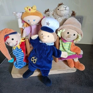 7 Handpuppen 4 Davon Sternthaler Mit  Ständer - Bild 1 von 3
