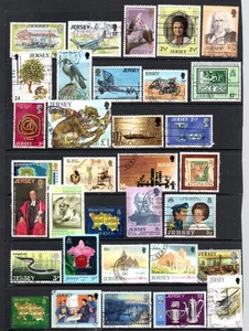 Jersey:  a selection of used stamps x 33 - Picture 1 of 1