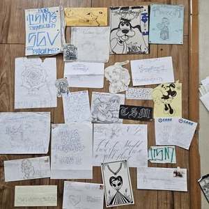 LOTE RARO DIBUJO, CARTAS E IMPRESIONES ARTÍSTICAS PRISIÓN CHOLO MEXICANO AMERICANO ORIGINAL - Imagen 1 de 10