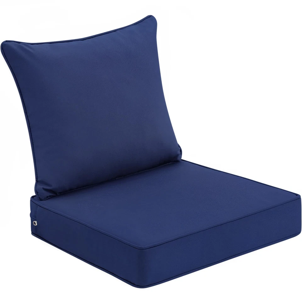 Outdoor Patio Chair Cushions 24x24 Inch, Waterproof Cushions for Deep Seat Pa... - Image 1 of 4