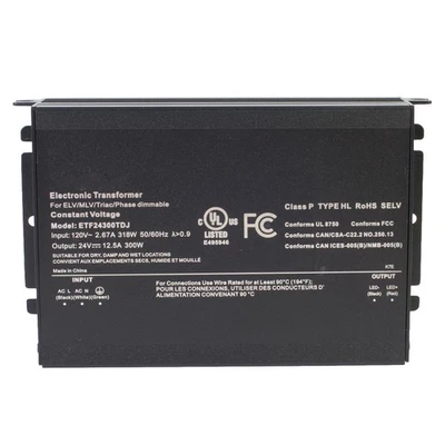 Dimmable LED driver 24v 300w Electronic UL listed for LED strip light - Image 1 of 4