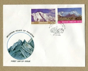PAKISTAN. MOUNTAIN PEAKS, Rs.2, 40p, 27-5- 1985 Copertina primo giorno. F.D.C. - Foto 1 di 2