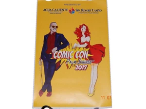 STAN LEE COMIC CON PALM SPRINGS 2017 OFFICIAL POSTER 17" X 11" AGUA CALIENTE NEW - Picture 1 of 4