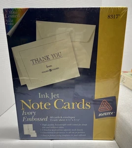 Avery Ink Jet Thank You Note Cards - Picture 1 of 2