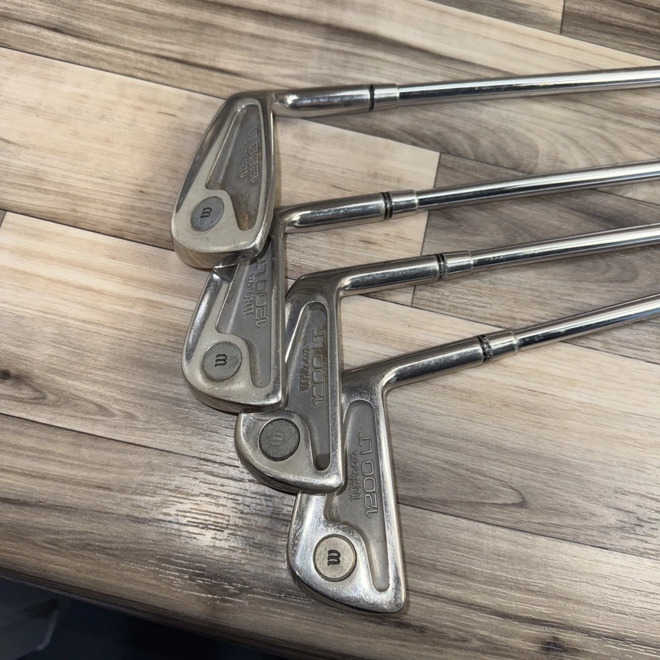 Wilson 1200-LT Iron Set 4-8 (No 7 iron) ⛳ RH Steel Shafts Regular Flex - Image 1 of 4
