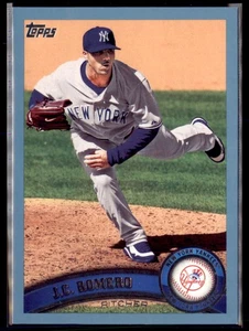 2011 Topps Walmart Blue Border JC Romero Yankees US64 - Picture 1 of 2