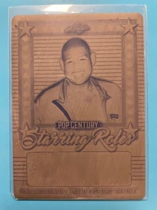 Omar Benson Miller – 2021 Leaf Metal Pop Century #SR-OBM Black plate 1/1 - Picture 1 of 2
