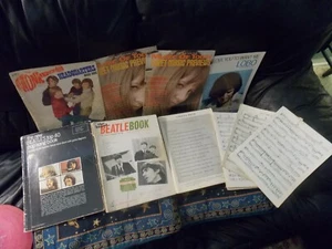 1960s BEATLES Beatlebook Top 40 Hits & Loose SHEET MUSIC Song Book Lot + Covers - Picture 1 of 6