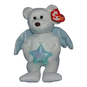 Ty Beanie Baby💜STAR THE ANGEL BEAR (BLUE STAR) 8.5" PLUSH New MWMT's - Picture 1 of 1