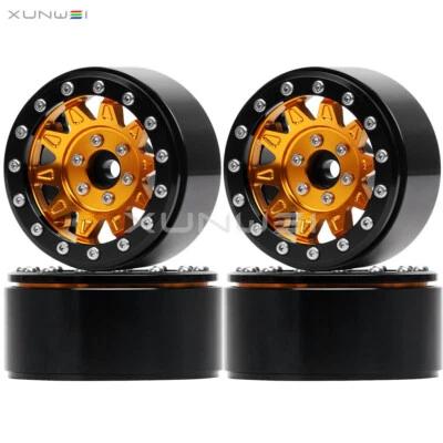 4pcs Alloy 1.9" inch Beadlock Wheel Rim for RC 1/10 Off Raod Crawler Car Truck - Image 1 of 3