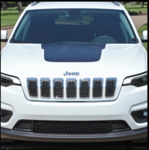 Calcomanía de vinilo con capucha antirreflejo apagón para Cherokee Trailhawk T-Hawk 2014-2024 - Imagen 1 de 2