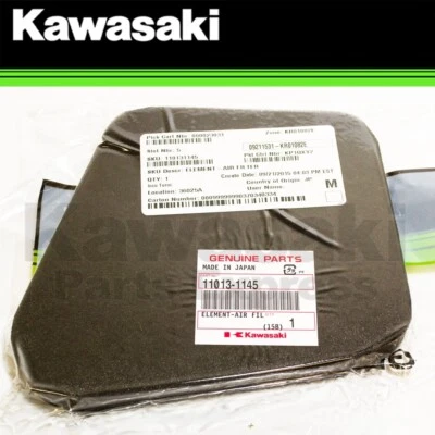 NUEVO 1987-2004 ELEMENTO FILTRO AIRE KAWASAKI GENUINO LAKOTA 300 MOJAVE 250 KFX250 Foto 1 de 4