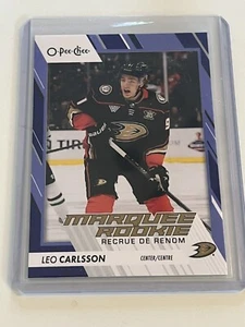 Leo Carlsson 2023-24 OPC O Pee Chee Marpa Novato Borde Azul - Imagen 1 de 1