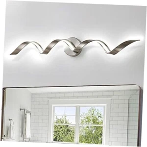 Dimmable Modern LED Bathroom Vanity Light 32 inch, 20W 31.5 inch Brushed Nickel - Picture 1 of 8