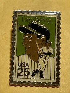 Prendedor de 25 centavos de sello postal Lou Gehrig de USPS - Imagen 1 de 5