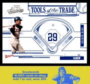 2005 Playoff Absolute Memorabilia Rod Carew Tools/Trade Blue SN038/150 #TT-174 - Picture 1 of 2