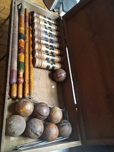 Vintage Croquet Set - Picture 1 of 11