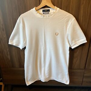 Fred Perry x Miles Kane Textured Pique T-Shirt Special Edition Size: M