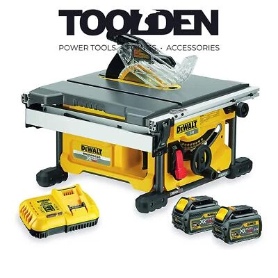 DeWalt DCS7485T2-GB 54V XR Flexvolt Brushless 210mm Cordless Table Saw with 2x 6 - Image 1 of 4