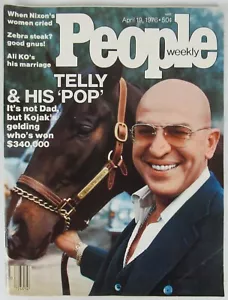 People Weekly Magazine 1976 April 19 Telly Savalas Muhammad Ali David Bowie MZ3 - Imagen 1 de 6