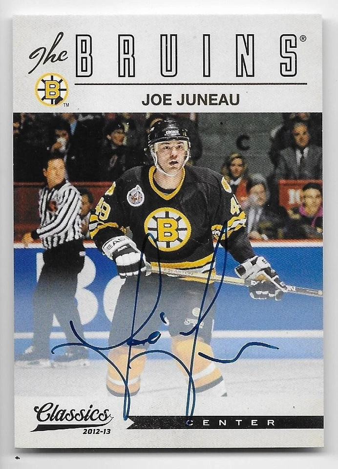 12/13 CLASSICS SIGNATURES AUTOGRAPH Joe Juneau #184 - Image 1 of 1