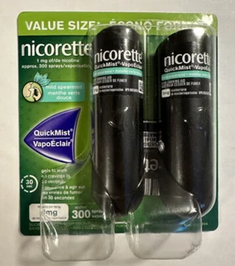 Nicorette Quickmist menta verde suave 1 mg 300 aerosoles EXP 04/2026 - Imagen 1 de 6