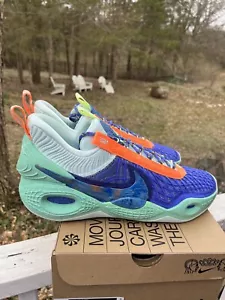 Nike Cosmic Unity da uomo DS taglia 11,5 blu amalgama arancione verde acqua - Foto 1 di 10