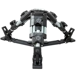 Professionelle Aufnahme mit niedrigem Winkel 65/75 mm Schüssel Videokamera Stativ Last 15 kg - Bild 1 von 6