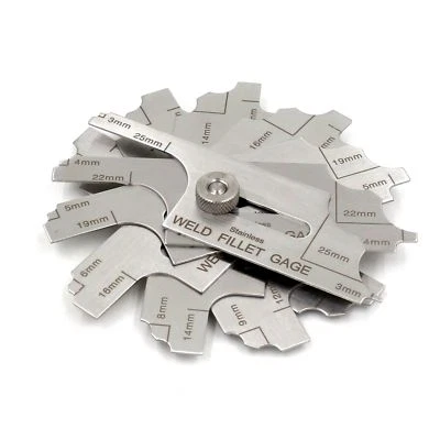 WELDINGSTOP MG-11 Welding Fillet Gauge 7pcs inspection gage Metric ONLY