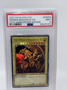 PSA 9 - Yu-Gi-Oh Card - LC01-EN003 - THE WINGED DRAGON OF RA (ultra rare) - MINT - Picture 1 of 2