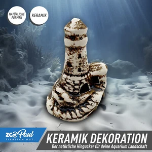 ZooPaul Keramik Deko Dekoration Aquarium Terrarium Leuchtturm Nano Becken - Bild 1 von 5