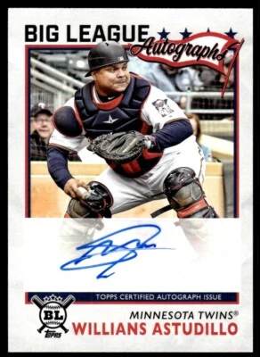 2020 Topps Big League Autographs Willians Astudillo Auto Minnesota Twins #BLA-WA - Image 1 of 2