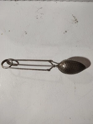 Vintage Stainless Steel Tea/Herb Strainer Infuser Spoon  - Image 1 of 3