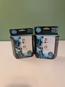 HP - 21/22 Black/Color Combo Pack Ink Cartridges (C9509FN#140) - Bild 1 von 2