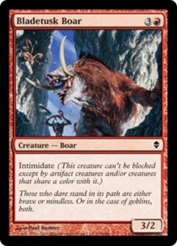Bladetusk Boar - Zendikar #118/249 MTG Magic The Gathering - Image 1 of 1