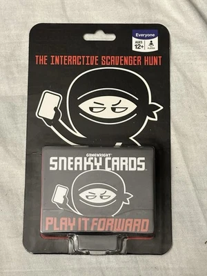🔥 Sneaky Cards: Play it Forward - Interactive Scavenger Hunt - Gamewright NEW - Image 1 of 2