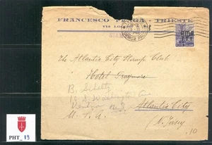 PHT_19 TRIESTE. 1948 letter w.6 Lire "DEMOCRATICA". Sc. 8. - Picture 1 of 1