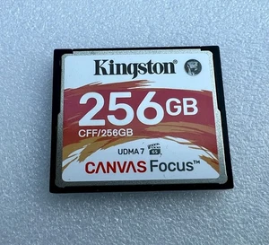 Kingston 256GB USDMA 7 Compact Flash Card (USED GREAT CONDITION) - Picture 1 of 4