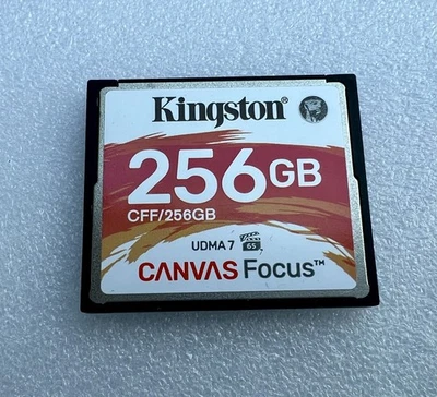 Kingston 256GB USDMA 7 Compact Flash Card (USED GREAT CONDITION) - Image 1 of 4